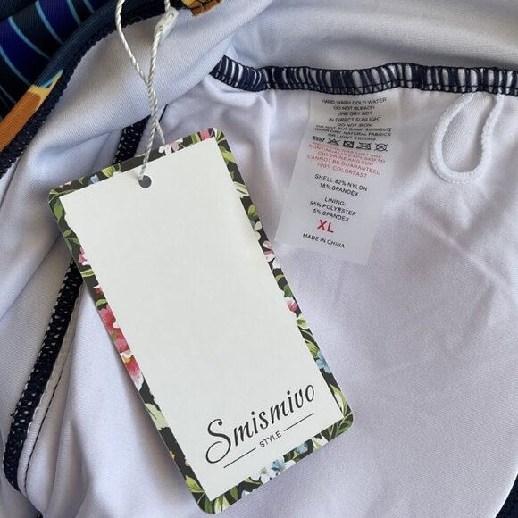 Swim Suit - Women’s - Tropical Floral Print - Tummy Control - One-Piece - NWT - Picture 9 of 9